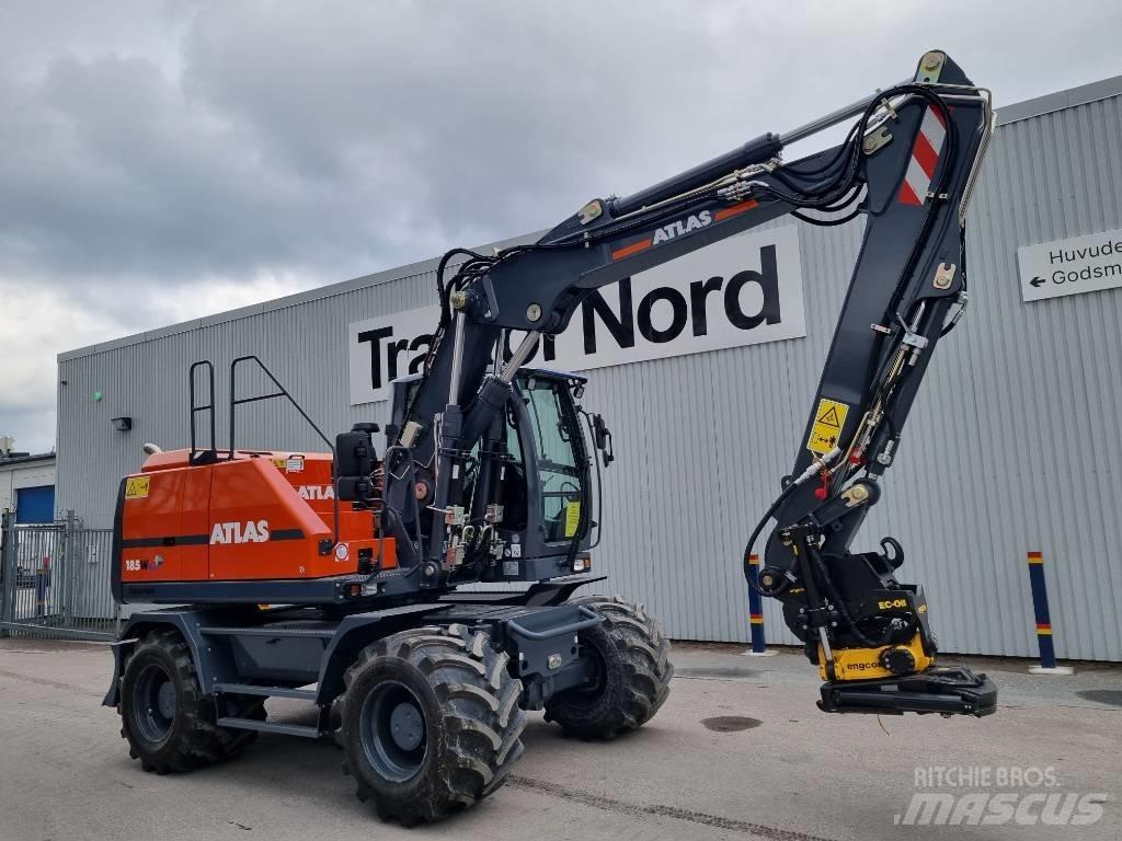 Atlas 185W blue Wheeled Excavators