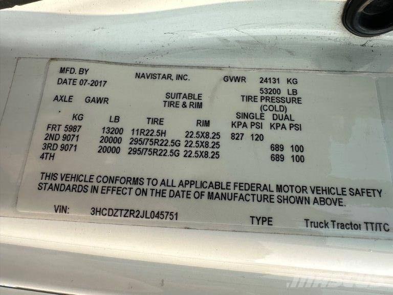 International LT Conventional Trucks / Tractor Trucks
