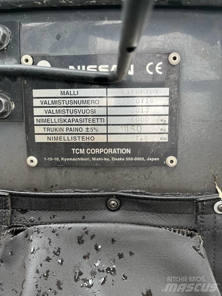 Nissan L1 F6 F70 Y Diesel Forklifts