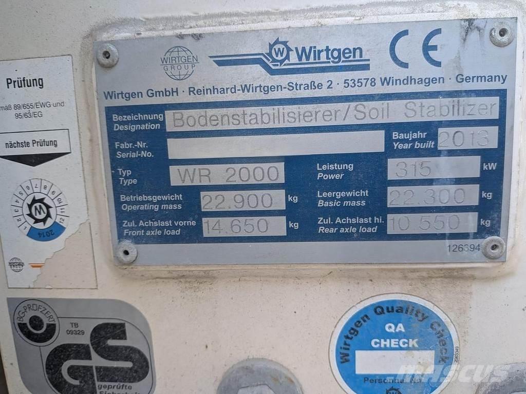 Wirtgen WR2000 Asphalt Recycling Equipment
