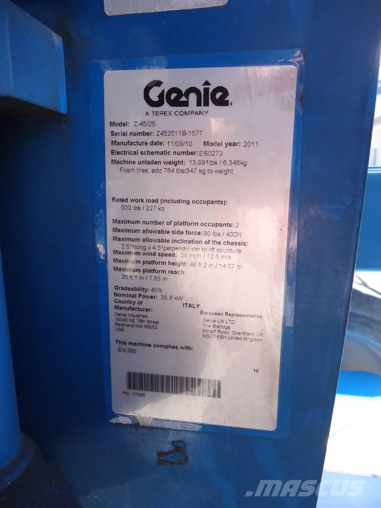 Genie Z 45/25 J RT Articulated boom lifts