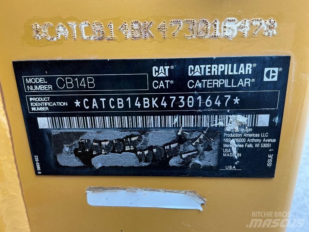 CAT CB 14 B Twin drum rollers