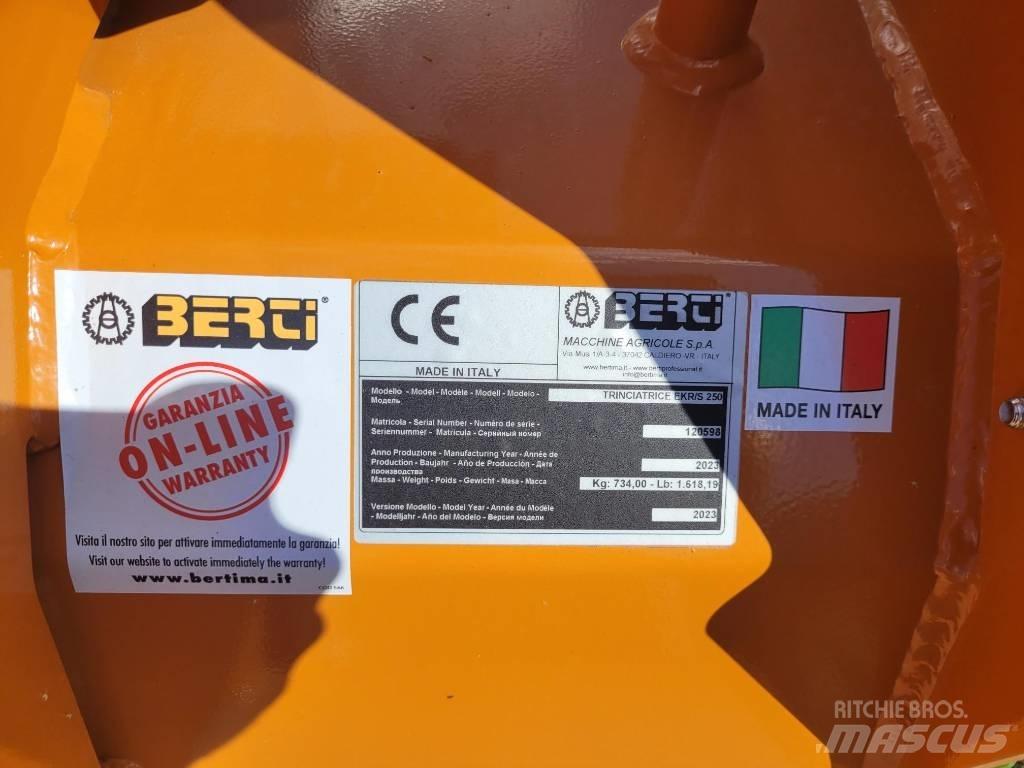 Berti Ekrs/s 250 Pasture Mowers And Toppers