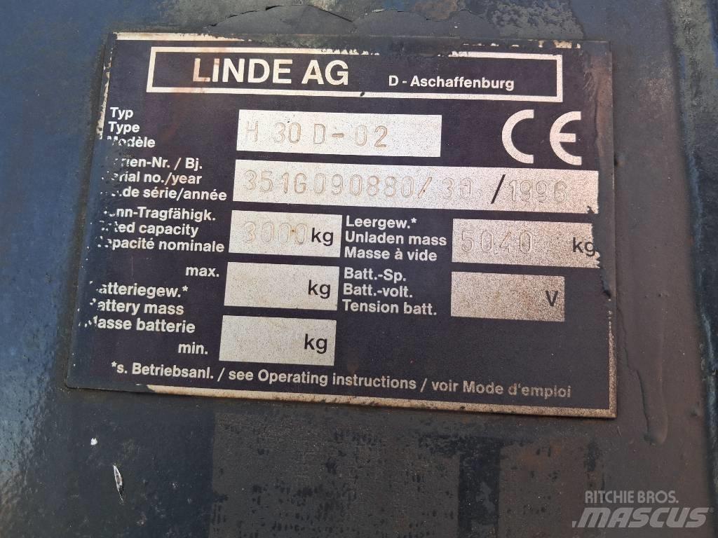 Linde H 30 D Diesel Forklifts