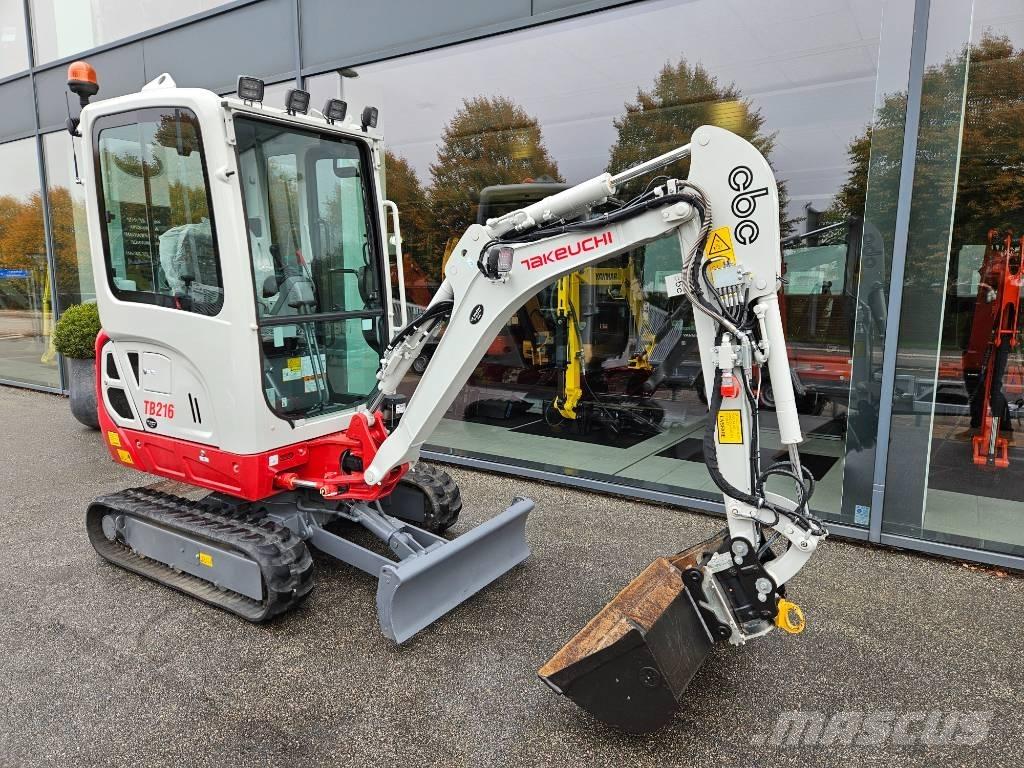 Takeuchi TB 216 Mini Excavators <7t (Mini Diggers)