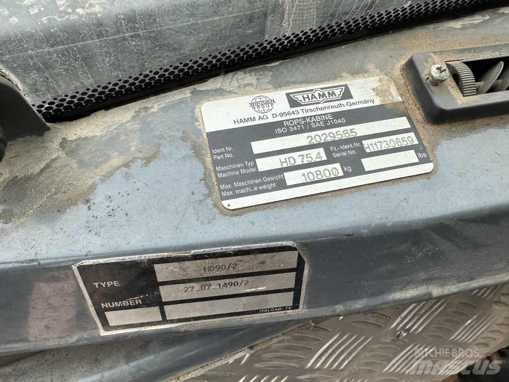 Hamm HD 75.4 Twin drum rollers