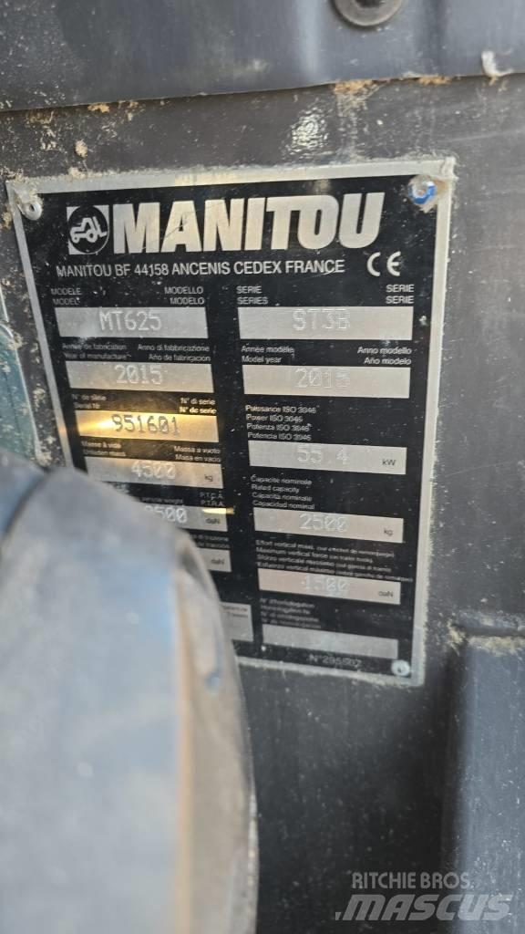 Manitou MT 625 Telescopic Handlers