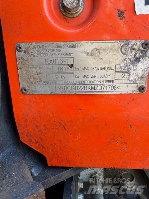 Kubota KX 016-4 Mini Excavators <7t (Mini Diggers)