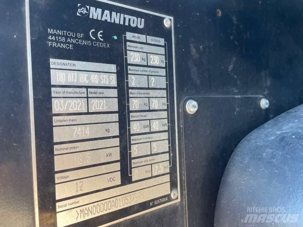 Manitou 180 ATJ Articulated boom lifts