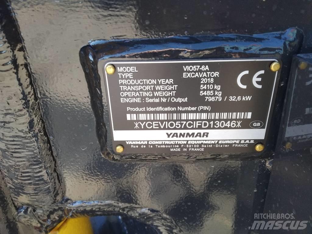 Yanmar Vio 57 Mini Excavators <7t (Mini Diggers)