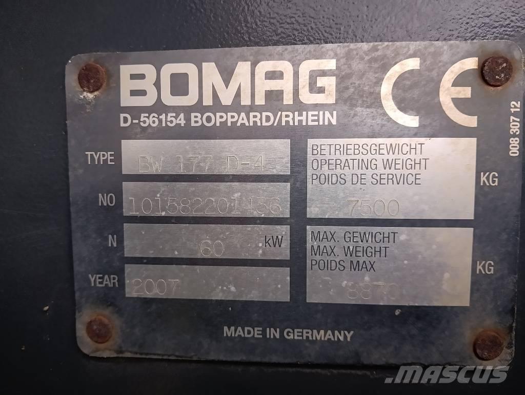 Bomag 177 D4 Single drum rollers