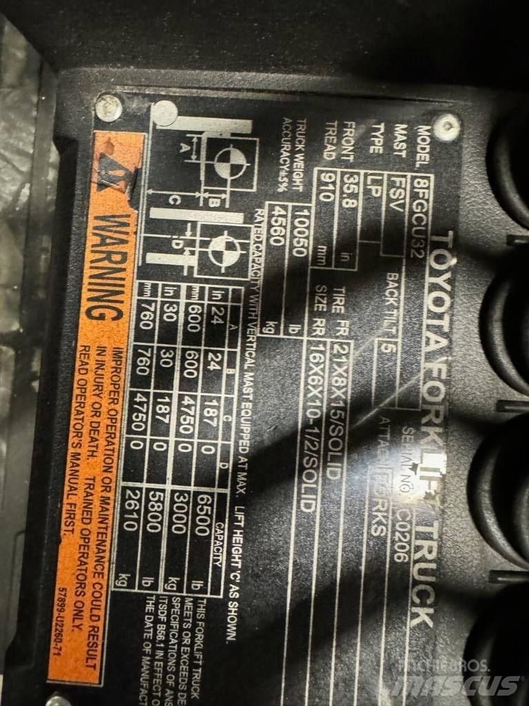 Toyota 8 FG CU 32 Misc Forklifts