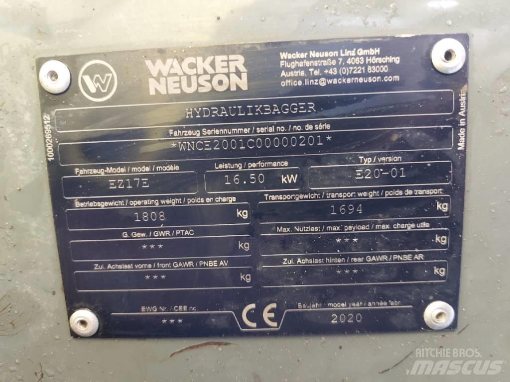 Wacker Neuson EZ17e Crawler Excavators