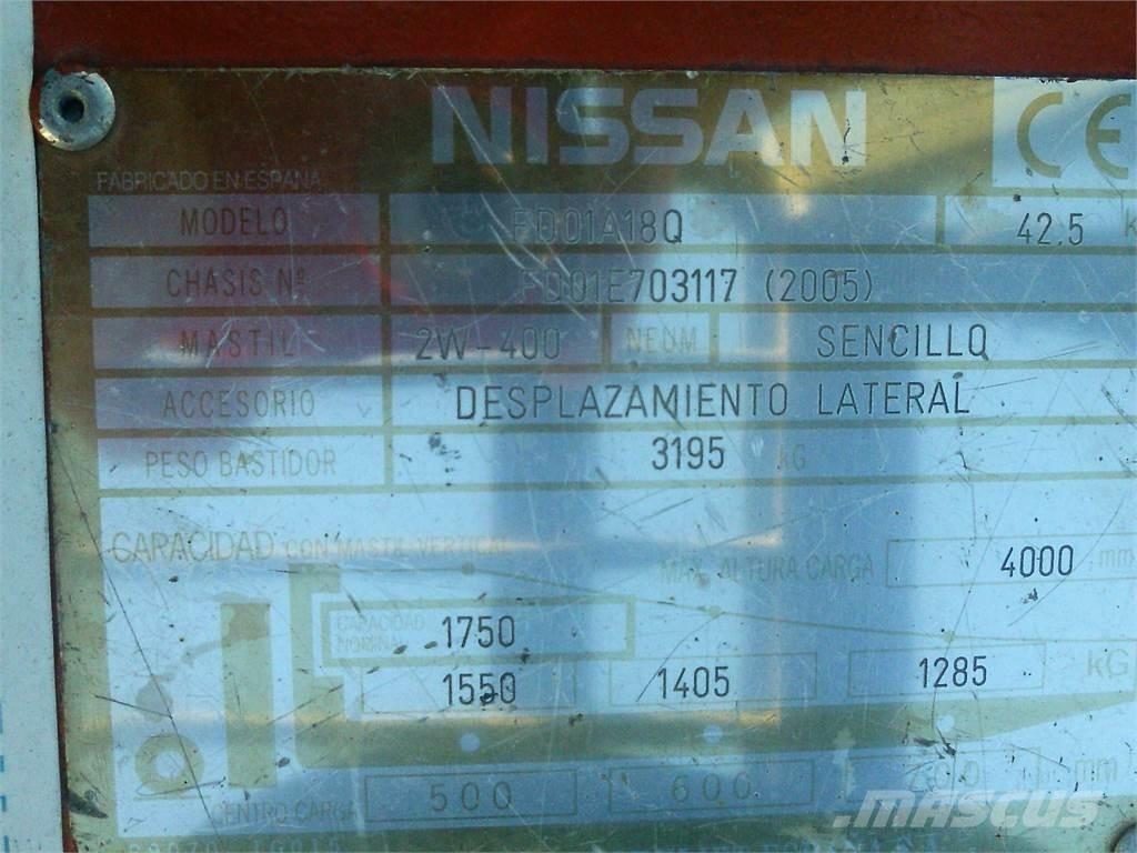 Nissan FD01A18Q Diesel Forklifts