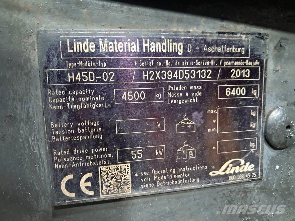 Linde H45D-02 Diesel Forklifts