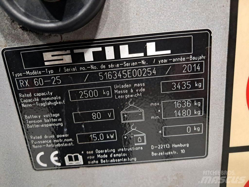 Still RX60-25 Electric Forklifts