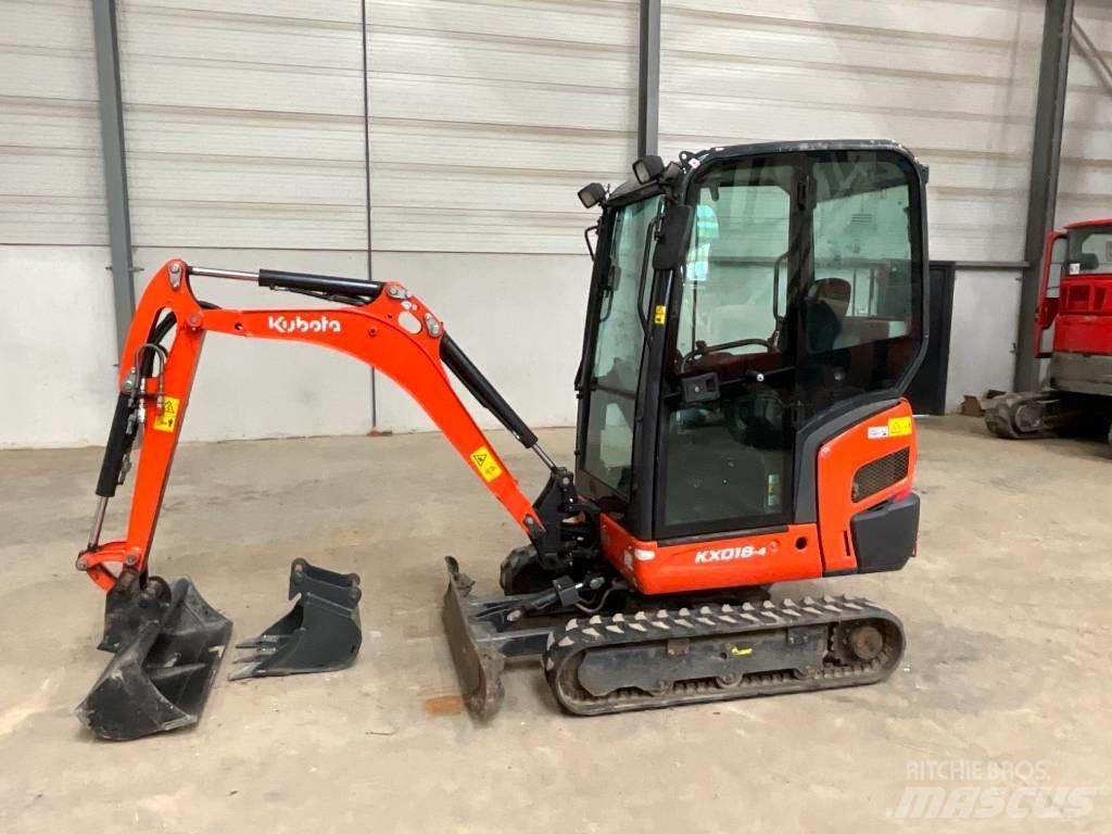 Kubota KX 018-4 Mini Excavators <7t (Mini Diggers)