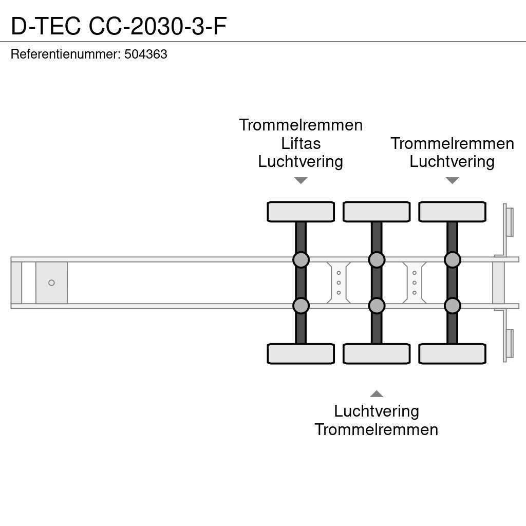 D-tec CC-2030-3-F Container trailers