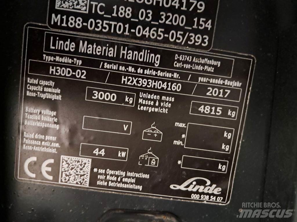 Linde H30D-02 Diesel Forklifts