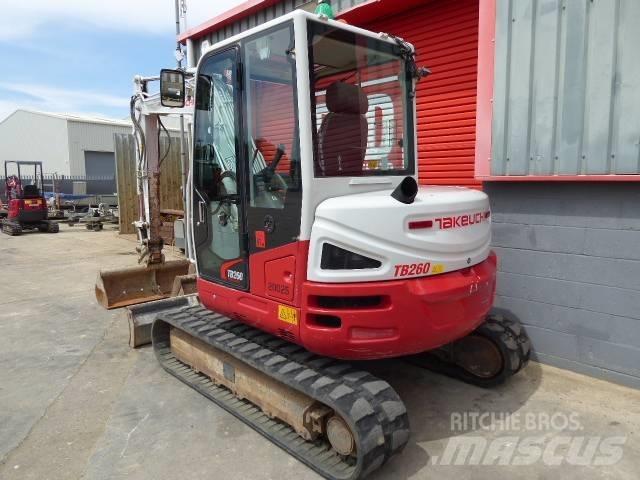Takeuchi TB 260 Mini Excavators <7t (Mini Diggers)