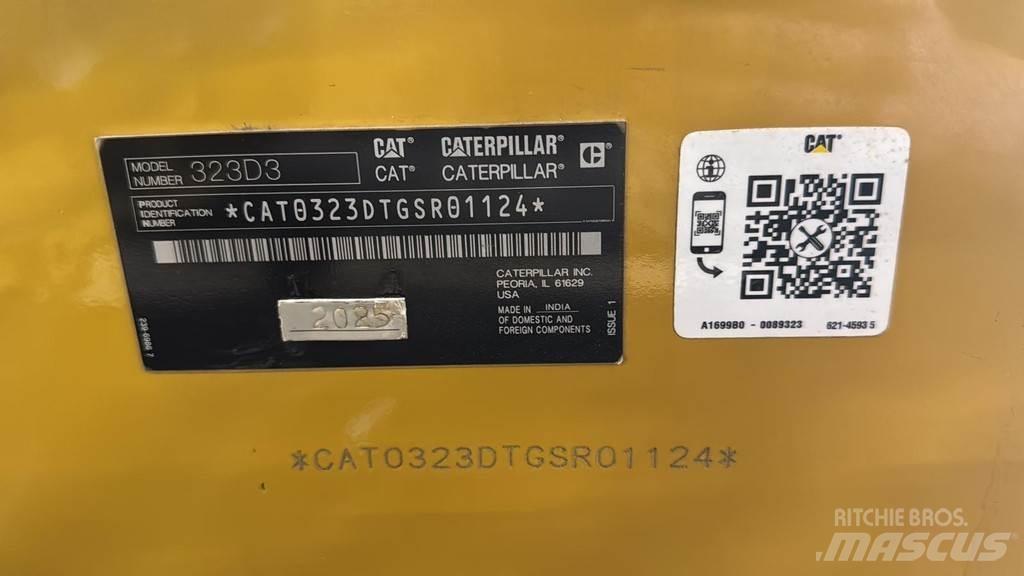 CAT 323D3 Special excavators