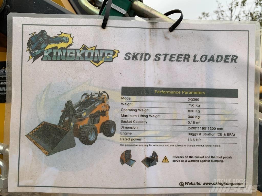 KingKong XG360 Skid Steer Loaders