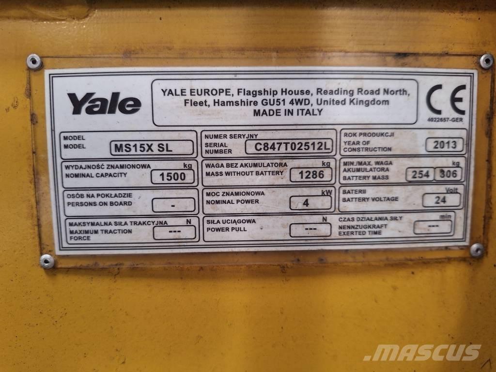 Yale MS 15x IL Misc Forklifts