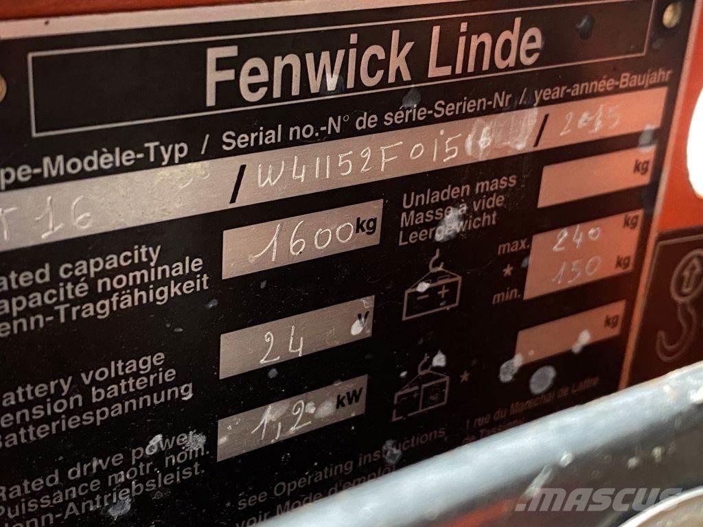 Linde T16 Low lifter