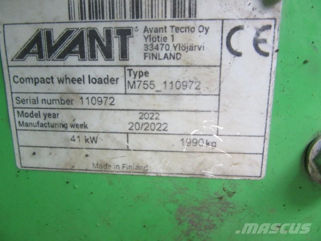 Avant 755i Telescopic Handlers