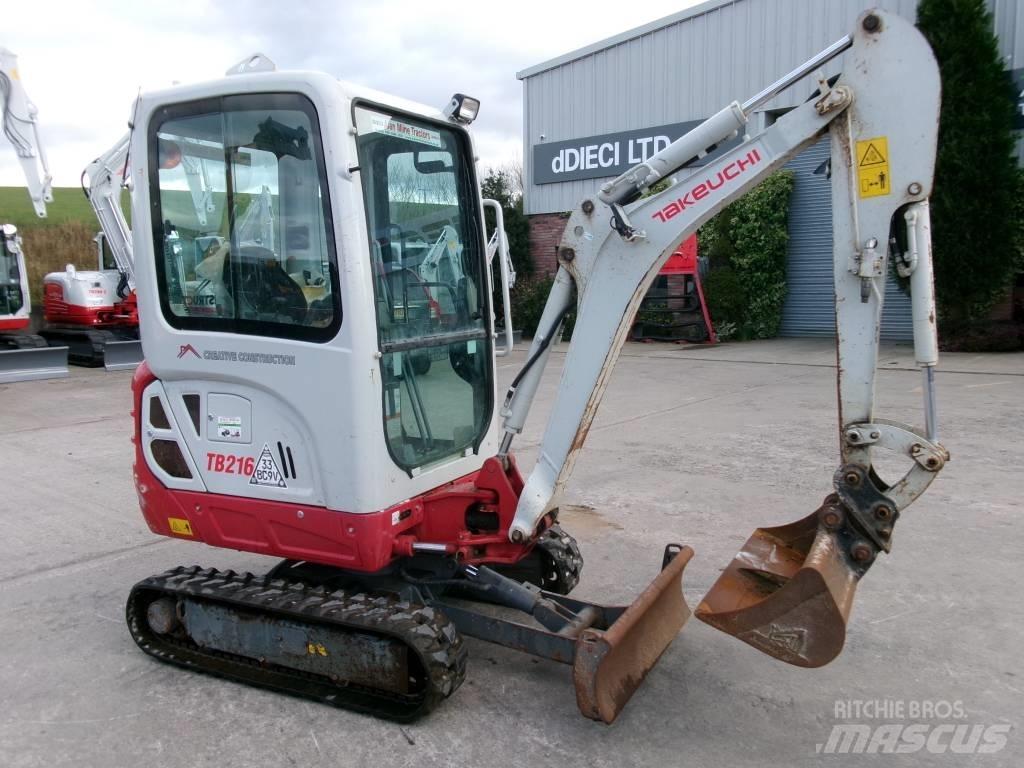 Takeuchi TB 216 Mini Excavators <7t (Mini Diggers)