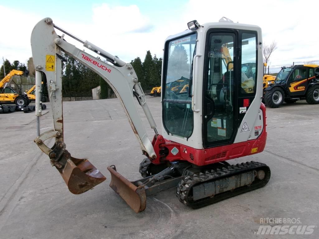 Takeuchi TB 216 Mini Excavators <7t (Mini Diggers)
