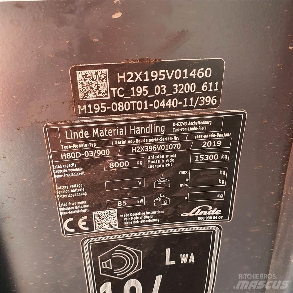 Linde H80D/900 Diesel Forklifts
