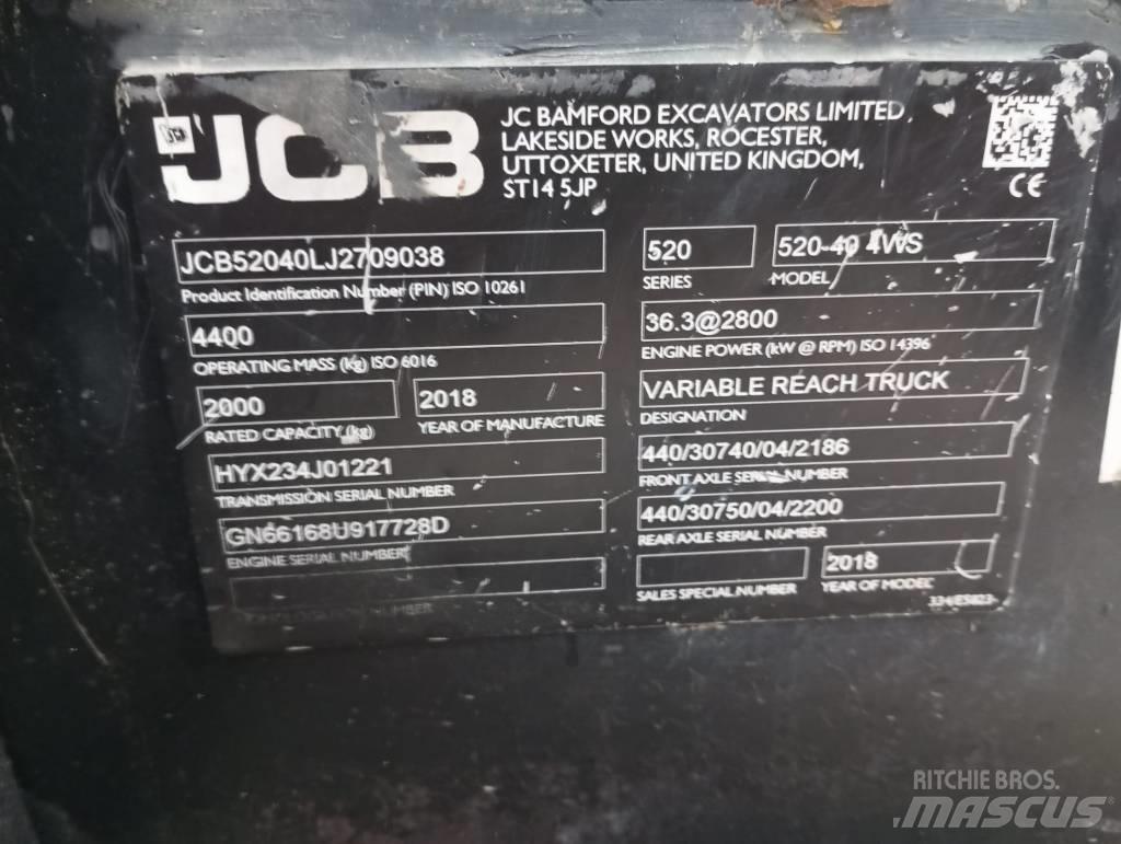 JCB 520-40 Telescopic Handlers