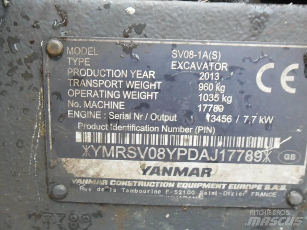 Yanmar SV 08 Mini Excavators <7t (Mini Diggers)