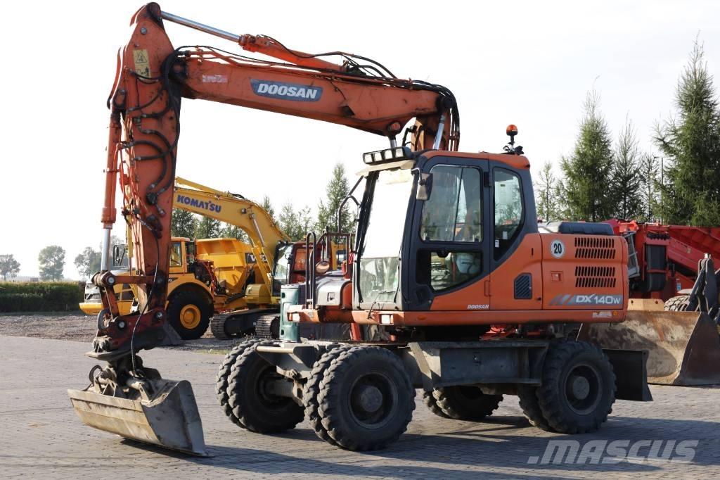 Doosan DX 140 W-3 Wheeled Excavators