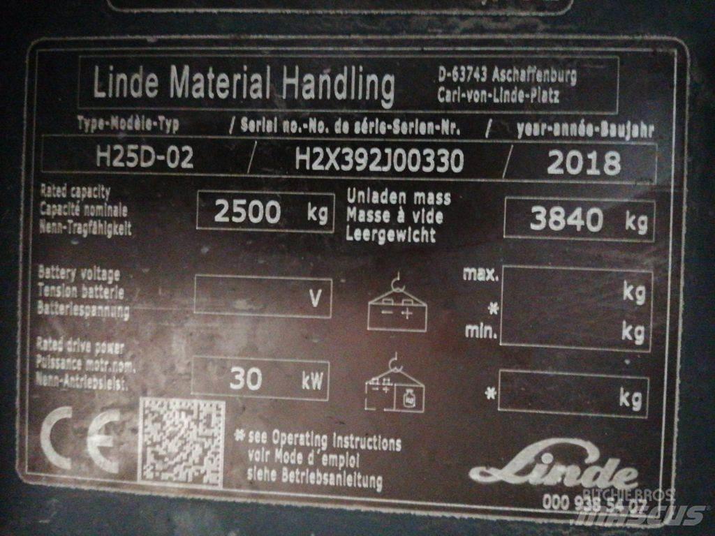 Linde H25D-02 Diesel Forklifts