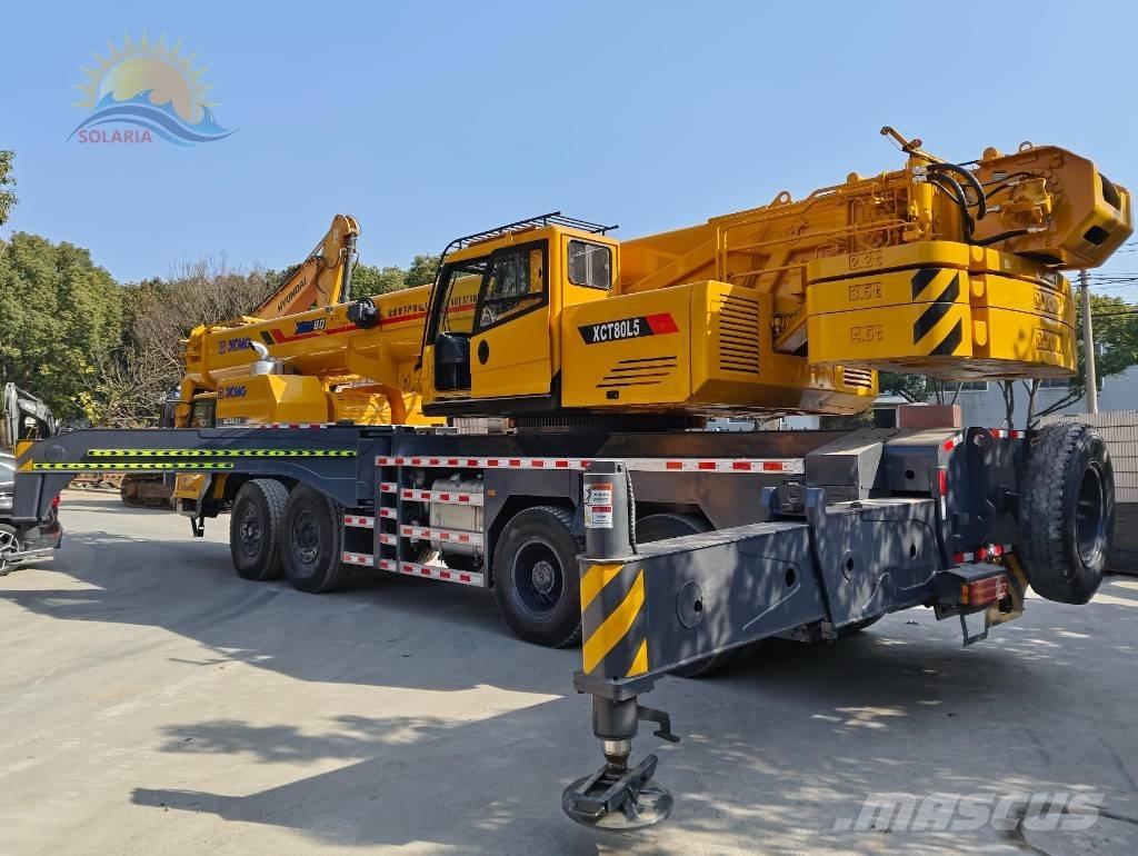 XCMG XCT 80 Mobile and all terrain cranes