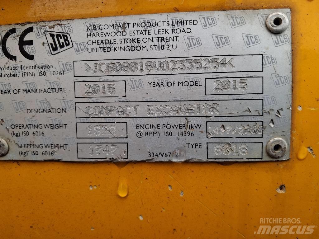 JCB 8018 CTS Mini Excavators <7t (Mini Diggers)