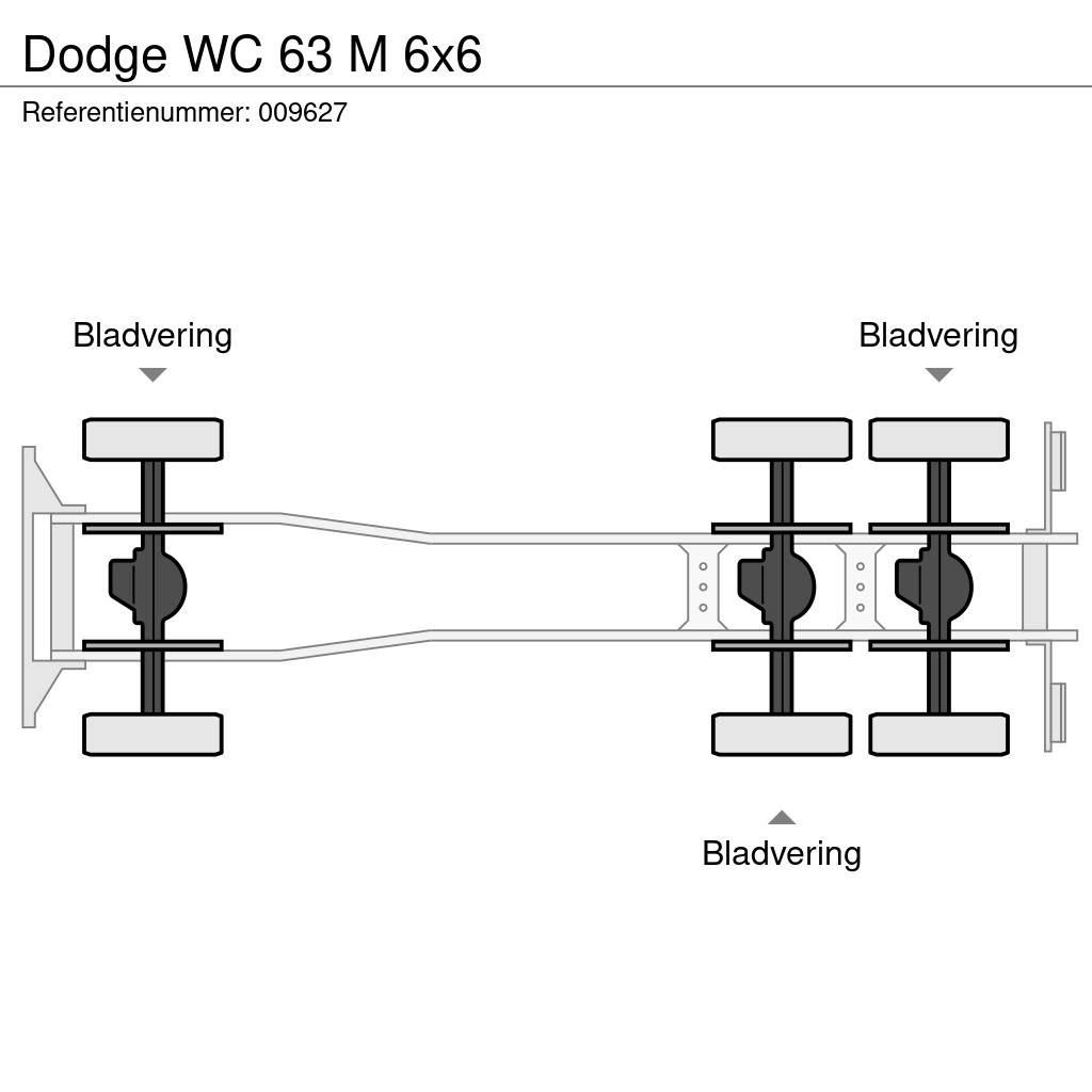 Dodge WC 63 M 6x6 Mobile and all terrain cranes