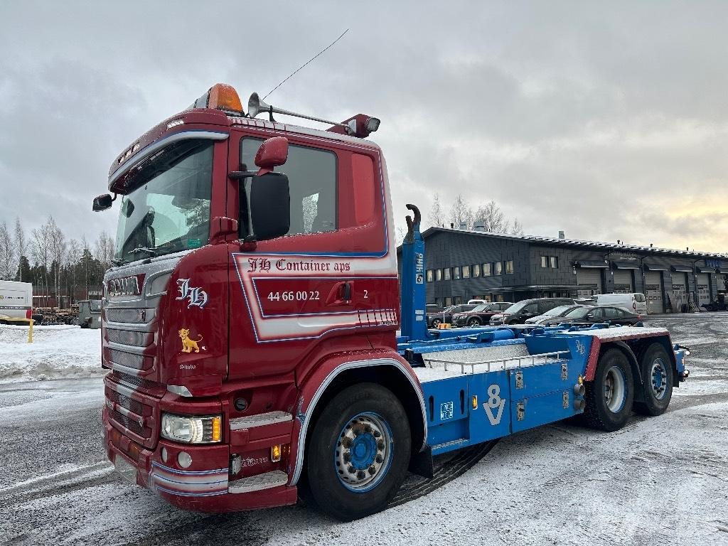 Scania R580 6x2*4 Hook lift trucks