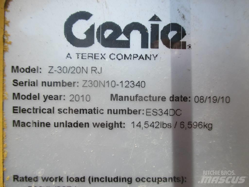 Genie Z 30/20 N RJ Articulated boom lifts