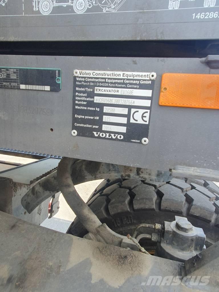 Volvo EW 160 E Wheeled Excavators