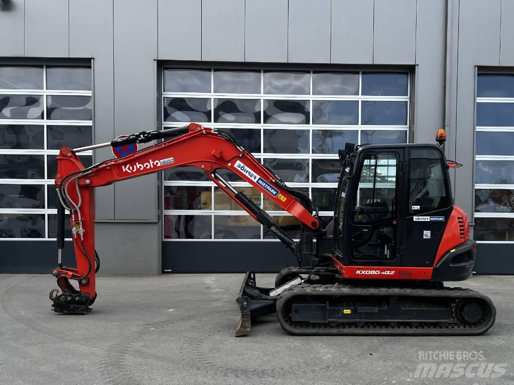 Kubota KX 080-4 | OQ45 Mini excavators  7t - 12t