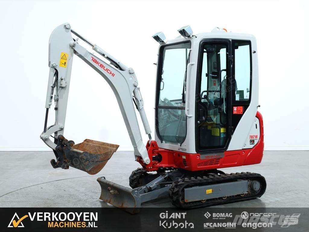 Takeuchi TB216 Mini Excavators <7t (Mini Diggers)