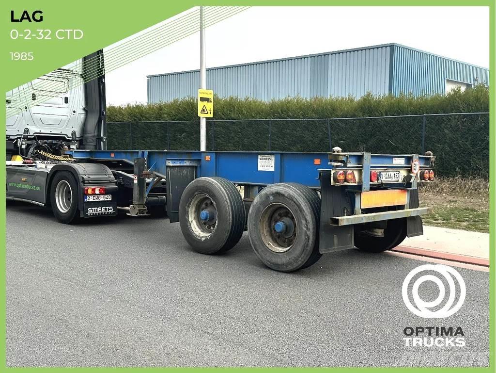 LAG 0-2-32 Container trailers