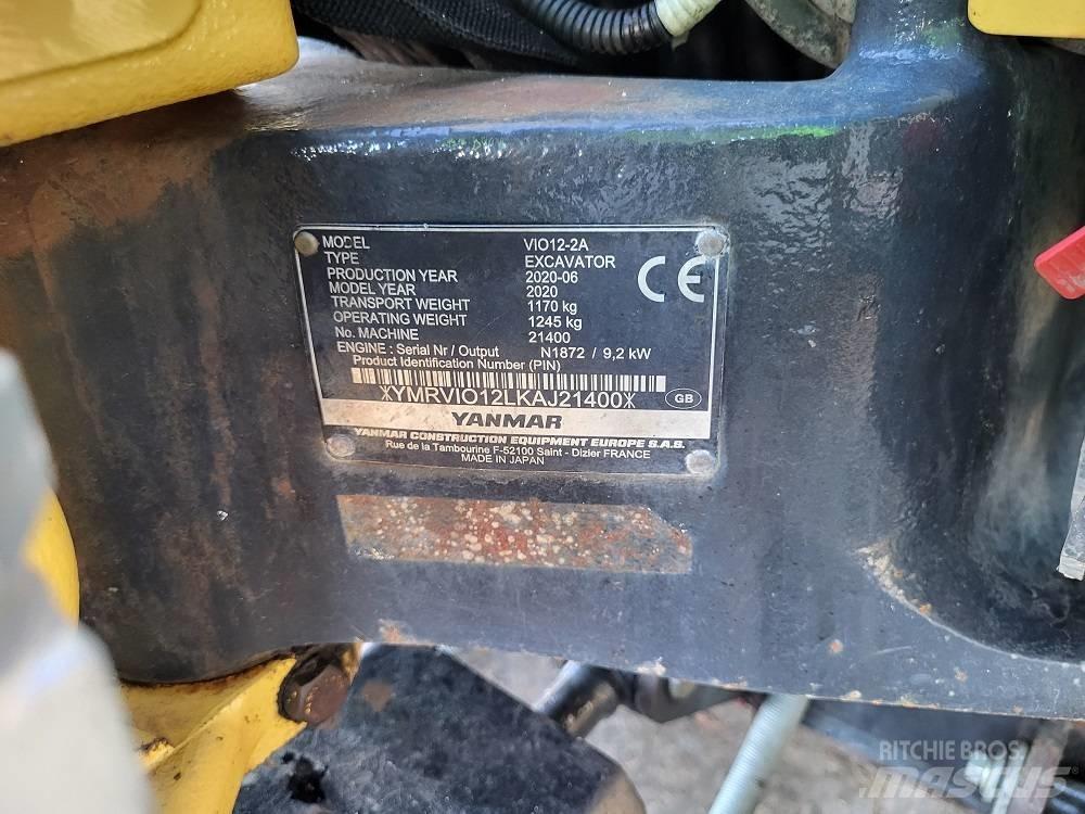 Yanmar Vio 12 Mini Excavators <7t (Mini Diggers)