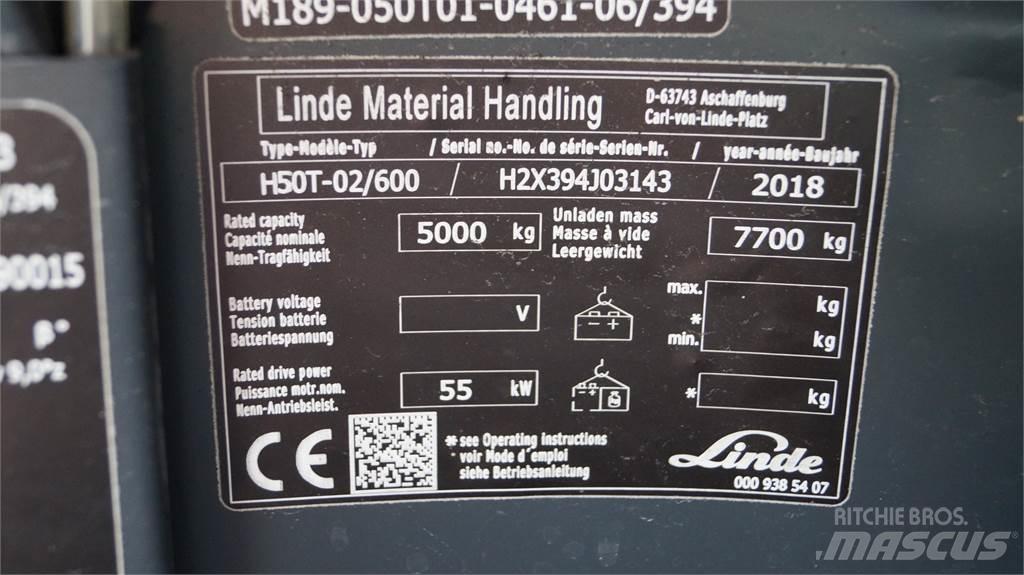 Linde H50T/600 LPG trucks
