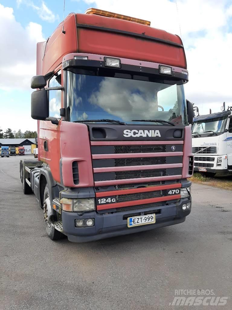 Scania R 124 Hook lift trucks