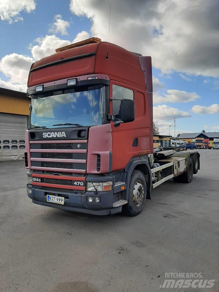 Scania R 124 Hook lift trucks