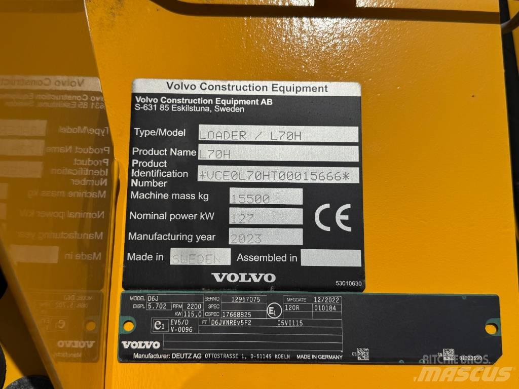 Volvo L 70 H Wheel Loaders